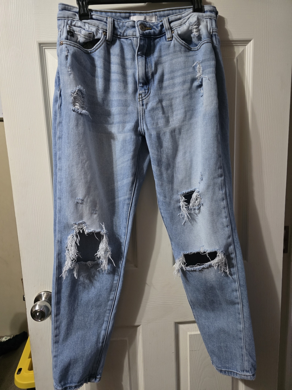 KanCan Light Blue Distressed Boyfriend Jeans